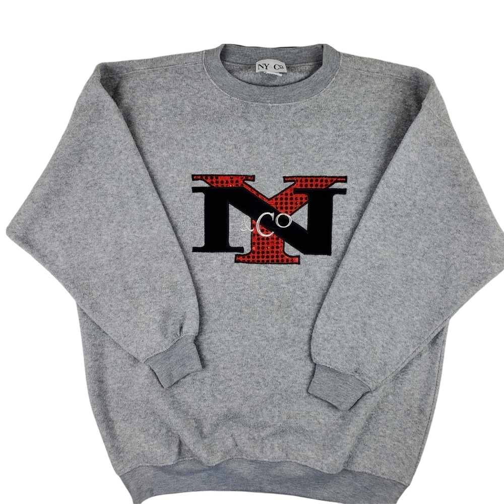 New York & Co vintage oversize fuzzy sweatshirt L